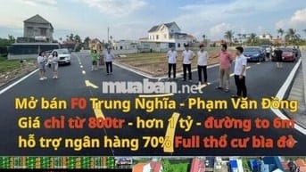 🔥 ĐẤT NỀN TRUNG TÂM TRUNG NGHĨA – GIÁ CHỈ TỪ 800 TRIỆU/LÔ 🔥