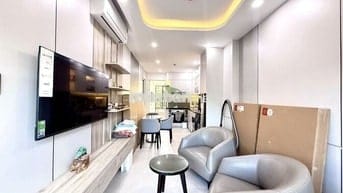 CĂN HỘ1 PHÒNG NGỦ 2 BAN CÔNG ĐỦ NỘI THẤT GIÁ 15 TRIỆU/THÁNG