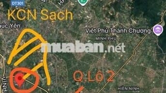 Đất F0 Ngay Cổng KCN Sạch Sóc Sơn, full thổ cư gần giao Vành Đai 4
