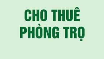 Cho thuê phòng trọ 183/26 Nguyễn Văn Khối, Phường 8, Gò Vấp