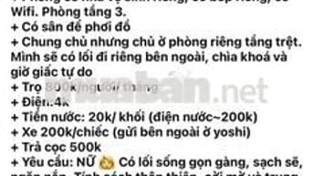 ghép trọ hẻm chợ Bầu Sen thông Nguyễn Trãi với An Dương Vương
