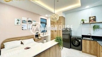 🏡 STUDIO FULL NỘI THẤT – MÁY GIẶT RIÊNG, TÁCH BẾP,CỬA SỔ LỚN–NGUYỄN XÍ