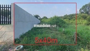 Bán đất mặt tiền Nhuận Đức - xã Nhuận Đức : 201m2(5x40) . Giá 1 tỷ 550