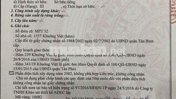 BÁN NHÀ HẺM XH 239/71 KHUÔNG VIỆT, TÂN PHÚ, TP HCM