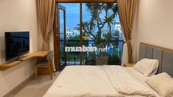 Cho thuê căn hộ Studio - Full nội thất, View ban công ,Hồ Bơi&Cây Xanh