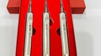 BỘ BẨY RĂNG ROOT TIP CAO CẤP VTH GỒM 3 CHI TIẾT - DỤNG CỤ CHỈNH NHA