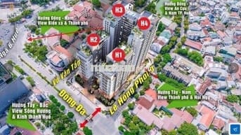🏡HUẾ HERITAGE – CĂN HỘ 3PN MÃ H3-1103, LỰA CHỌN CHUẨN SỐNG ĐẲNG CẤP