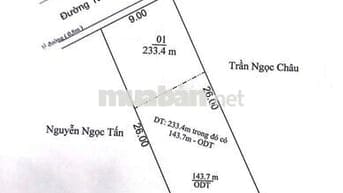 BÁN ĐẤT MẶT TIỀN ĐƯỜNG NHỰA – THỦ DẦU MỘT – GIÁ CHỈ 1TỶ3