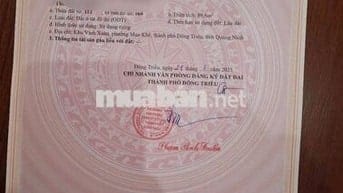 CHÍNH CHỦ BÁN LÔ ĐẤT ĐẸP – VỊ TRÍ MẠO KHÊ – ĐÔNG TRIỀU, QUẢNG NINH