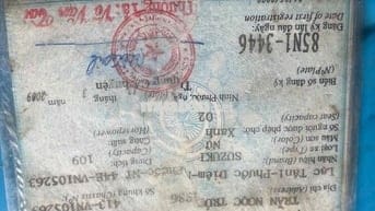 xe suzuki, không nổ máy , giấy tờ đầy đủ