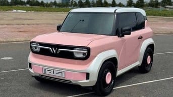 VinFast VF3 Hồng Pin Mua Đời 2025 full decal cực đẹp