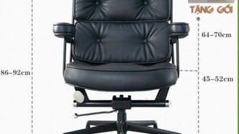 Ghế Xoay Văn Phòng cao cấp chất liệu da bò thật nhập khẩu Model MDRH01