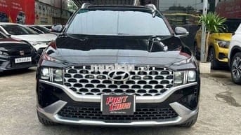 Hyundai Santafe 2021 Premium 2.2D,máy dầu,màu đen