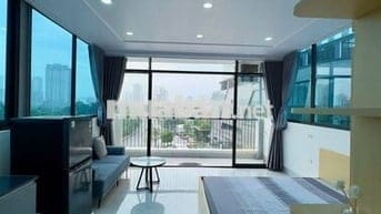 CHO THUÊ CĂN HỘ 1PN FULL NỘI THẤT BAN CÔNG NGAY TẠI ĐẠI HỌC THƯƠNG MẠI