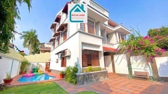 Cho thuê biệt thự 25A Nguyễn Ư Dĩ P.Thảo Điền Q.2 + Diện tích: 20mx35m