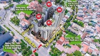 🏡 CĂN HỘ MÃ H4-1610 | 3PN CAO CẤP – VIEW SÔNG HƯƠNG, THÀNH PHỐ HUẾ