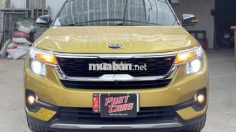 Kia Seltos 2021 Luxury 1.4 Turbo,màu vàng,48000 km