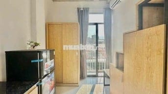 CHO THUÊ PHÒNG GÁC BAN CÔNG FULL NỘI THẤT TIỆN QUA QUẬN 1,2,3