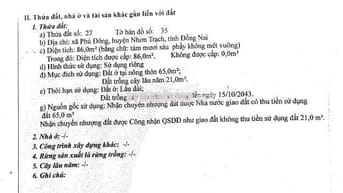 Đất thổ cư trung tâm Phú Đông, 86m2, sát công viên, hẻm xe hơi