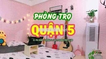 Phòng Trọ cho thuê Q.5 gần Đại học Sài Gòn - khu an ninh