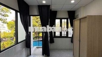 Phòng 32m²_1PN_Tách bếp_Ban công_Máy Giăt Riêng_Trường Sa, Bình Thạnh