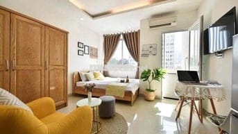 Khai trương căn hộ mini balcony - thang máy - Bùi Viện - chợ Bến Thanh