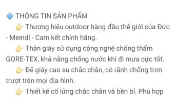 Giày trekking chính hãng của Đức size 41
