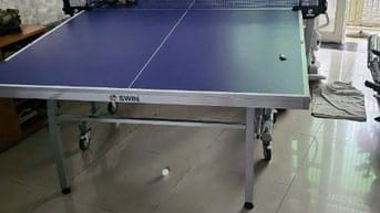 Bán bàn bóng bàn Swin Clever T8 và máy bắn Y&T A9