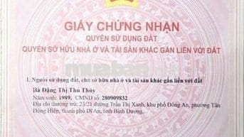 Chính chủ bán đất dự án Vsip2 mở rộng, 247m², giá ưu đãi
