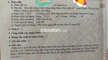 🟡CẦN BÁN LÔ ĐẤT MT THANH TỊNH, TRƯỚC BẾN XE , 132m2