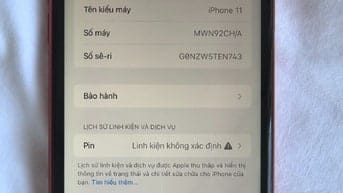 Màn hình zin iPhone 11, pin mới thay