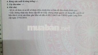 Chính Chủ Cần Bán Đất Phúc Lợi – Long Biên, Hà Nội