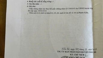 Nhà cấp bốn đường Lê Văn lương phước kiểng nhà bè 