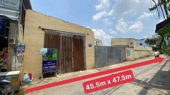 Bán đất đường số 9 phường Linh Tây gần chợ Thủ Đức (2.156m2) 50 tr/m2