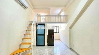 GÁC LỬNG MỚI XÂY - FULL NỘI THẤT NGAY CHỢ HOÀNG HOA THÁM