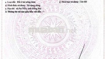 Bán nhanh lô đất thổ cư An Viễn – 799 triệu, sổ riêng