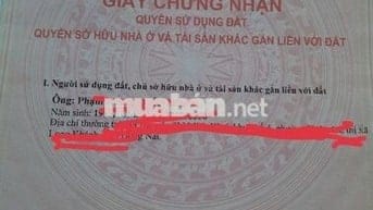 Bán 454m2 đất, mặt tiền 14m QL 1, Vĩnh Lương.  Giá 1,2 tỷ
