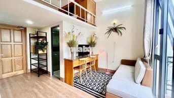 Cho thuê Căn Duplex/ban công ngay Ngã Tư Bảy Hiền_ĐH Huflit