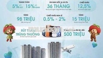 Sở hữu căn hộ cao cấp chỉ từ 1,3 tỷ, thanh toán chỉ 5%, ck tới 12,5%