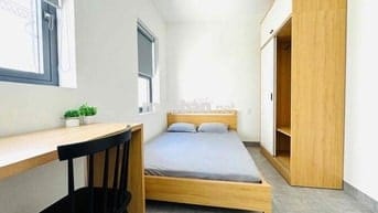 ⚜️1PN Vách Ngăn Kính Tách Bếp Full Nội Thất Có Thang Máy Gần Ngã Tư HX