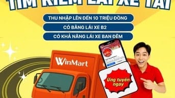 Tuyển dụng Lái xe (Xe tải bằng B2)