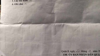 NHÀ MẶT TIỀN P5 Q8 ĐƯỜNG LÔ A BÙI MINH TRỰC - 4 x 12 - 3 TẦNG BTCT.