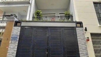 Bán nhà Đặng Thuỳ Trâm, BT giá 4TỶ1, 77m2 - Hẻm ô tô kh bị ngập nước