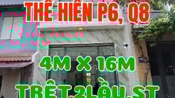 Nhà mới tuyệt đẹp 180m2, 1trệt, 2lầu, ST, 4mx16m2, H385 Phạm Thế Hiển