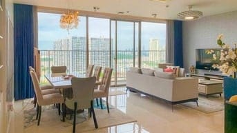 Bán Căn hộ tại Waterina Suites 3 phòng ngủ tầng cao view sông 160m2