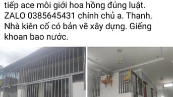 Bán nhà chính chủ xây chủ ở mới 90% do chuyển công tác
