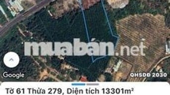 Hạ quyết liệt. 12,3 tỷ còn 9,3 tỷ cho 1,3ha đất  đẹp a chị nhanh tay ạ