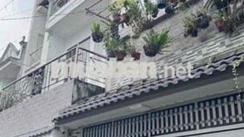cho thuê nhà 4x17m, 2 lầu, 3pn, hẻm xe tải, 1/ NVQ, Q12
