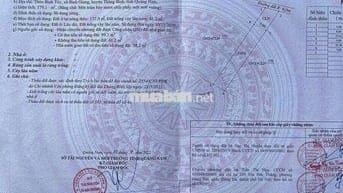 Bán lô đất tại khu Bình Giang, Thăng Bình, Quảng Nam