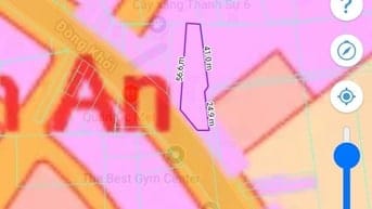 Bán đất thổ cư mặt tiền đường Đồng Khởi thị trấn Chợ Lách 